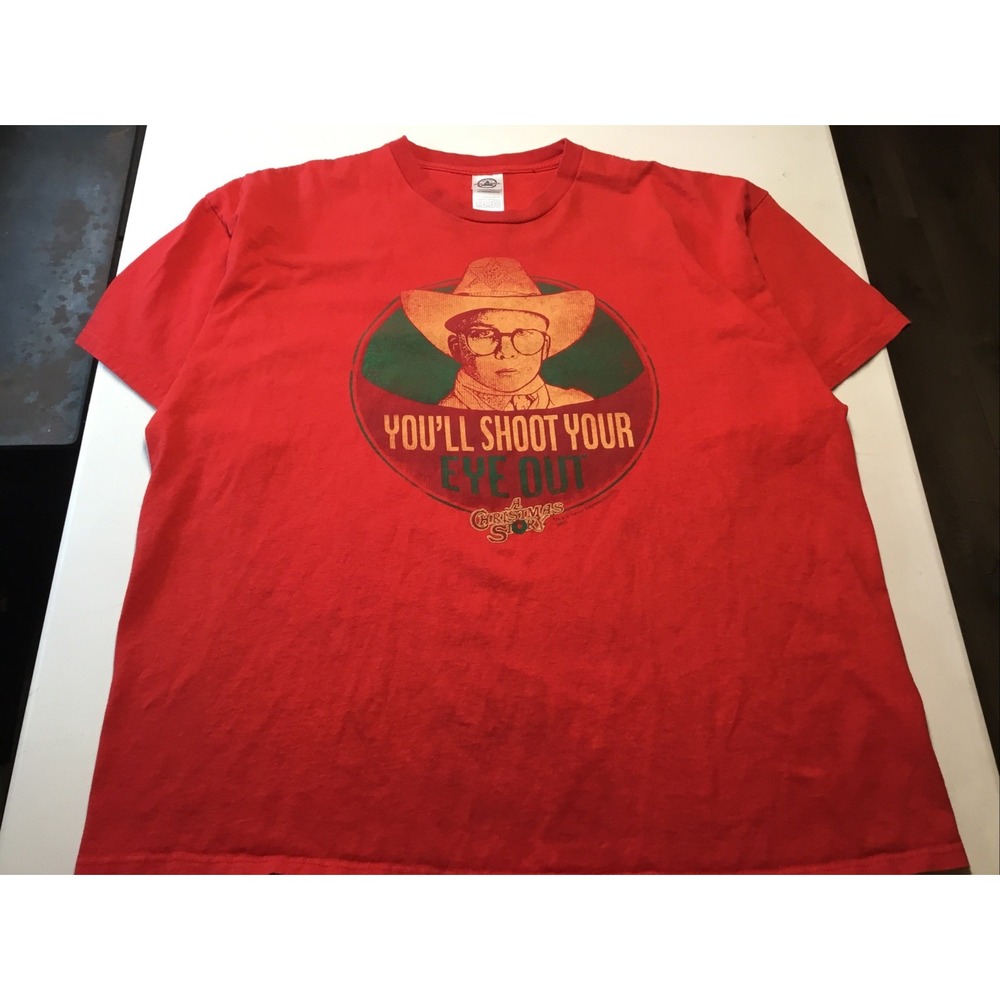 Delta A Christmas Story You'll Shoot Your Eye Out Red 2XL T-shirt